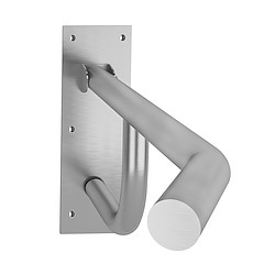 Barra de apoio REBATÍVEL INOX 80CM DIREITA