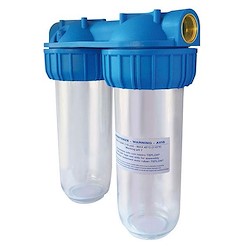 Recipiente duplo para filtros 10