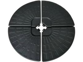 Base de Guarda-Sol HAPPY GARDEN Saint Malo Conjunto de 4 Bases Redondas