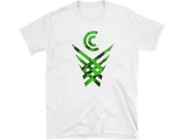 T-shirt para Homem CROSSOVER CULTURE Branco, Verde para Basquetebol (M)