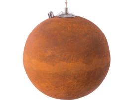 Candeeiro Exterior  (Castanho - Óleo -35x30x30 cm)