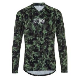 Cycology Camisa De Enduro Manga Comprida Dept Of Dirt S Black / Green