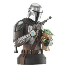 Figura Star Wars: The Mandalorian - The Mandalorian with Grogu 15 cm