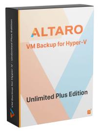 Altaro VM Backup for Hyper-V - Unlimited Plus Edition Nova compra 1 ano Maintenance