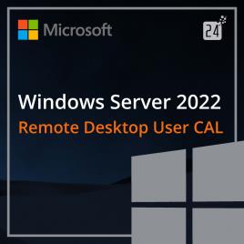 Microsoft Windows Remote Desktop Services 2022, User CAL, RDS CAL, Client Access License 5 CALs