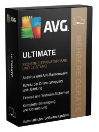 AVG Ultimate 2022, Multi Device inkl.VPN 3 Dispositivos 1 Ano