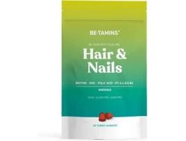 Suplemento Alimentar BE-TAMINS Gomas Haircare & Nails (60 cubos mastigáveis (Mirtilo) (Mirtilo) (Violeta))