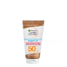 Garnier Ambre Solaire Creme Protetor Rosto Hidratação SPF50+ 50ml