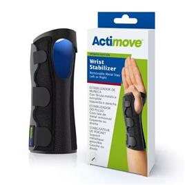 Actimove Estabilizador De Pulso Com Tala De Metal Removível Cor Preto Tamanho S
