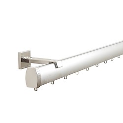 Kit calha ELEGANCE ABERTURA CENTRAL 3.00M EFEITO ONDAS INOX