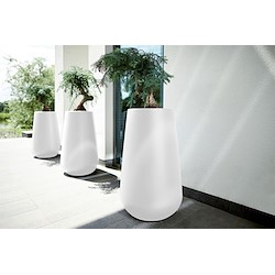 Vaso PURE CONE HIGH D45CM BRANCO