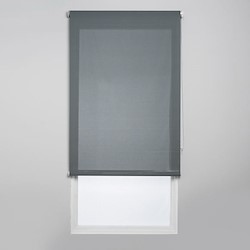 Estore de rolo SCREEN INDUSTRY 200X250CM CINZA ESCURO MURTRA