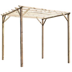 Pérgola de madeira ANCOLIE 3 300X300X247CM