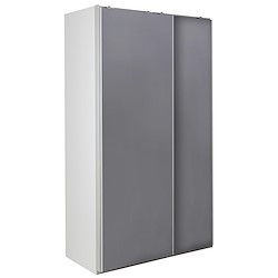 Porta de correr SPACEO BARCELÓ CINZA ESCURO 80X228CM