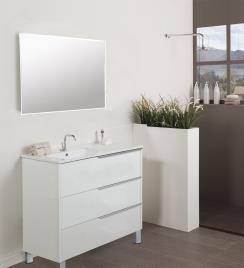 Móvel de casa de banho LUXUS BRANCO 100