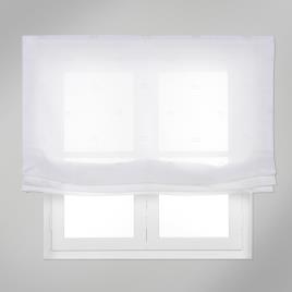 Estore japonês PLISSADO NUVENS CINZENTO