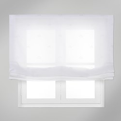 Estore japonês PLISSADO NUVENS CINZENTO