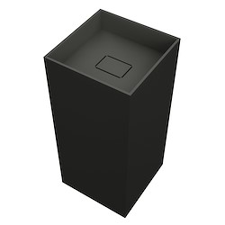 Lavatório pedestal KUBO 40 PRETO