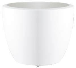 Vaso com rodas PURE SOFT ROUND WHEELS BRANCO