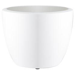 Vaso com rodas PURE SOFT ROUND WHEELS BRANCO