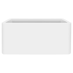 Floreira com rodas PURE SOFT BRICK LONG WHEELS BRANCO