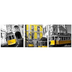 3 telas impressas LISBOA ELÉTRICO