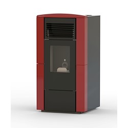 Salamandra a pellets DARIA CERAMICA BORDEAUX 8.8KW