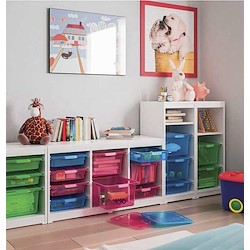 Estante de madeira KISKREO BRANCO 62X40X39CM 18MM