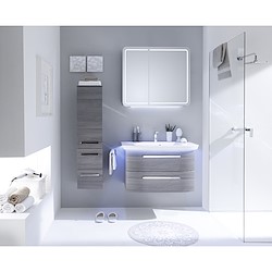 Móvel de casa de banho CONTEA CINZENTO 77.7X49.5