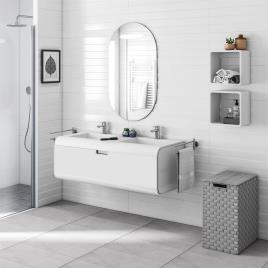 Móvel com lavatório CAPSUL BRANCO 120CM