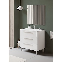 Móvel de casa de banho MADRID BRANCO 90