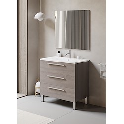 Móvel de casa de banho MADRID CARVALHO CINZENTO 90