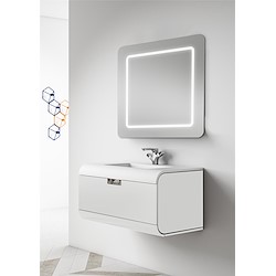 Móvel com lavatório CAPSUL BRANCO 80