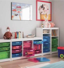 Estante de madeira KREO BRANCO 62X116X39CM 18MM