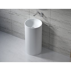 Lavatório pedestal PÓ DE PEDRA BR D43X85