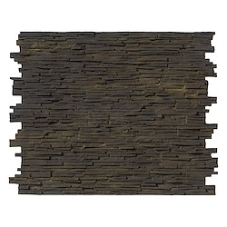 Painel decorativo imitação ardósia PANESPOL LAJA FINA NEGRO 118X93CM