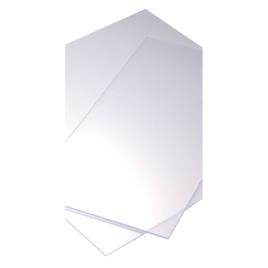 Placa de vidro sintético TRANSPARENTE 500X1250X4MM