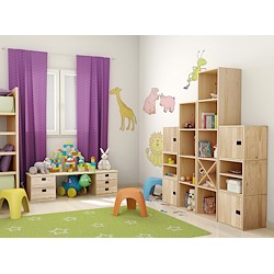 Bloco de gavetas DINAMIC 36X36X33CM 16MM
