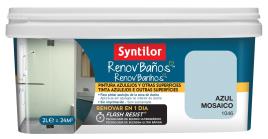 Esmalte para azulejos acetinado CASA DE BANHO AZUL MOSAI 2L SYNTILOR