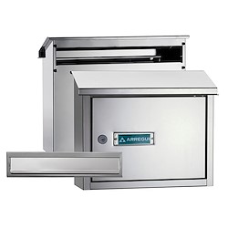 Kit caixa de correio e boca de cartas ARREGUI INOX