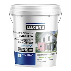 Tinta exterior LUXENS MATE 12 ANOS 15L BRANCO