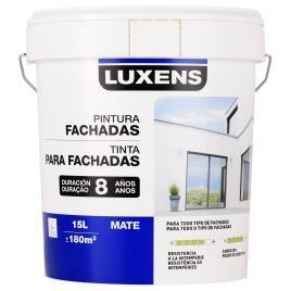 Tinta exterior  MATE 8 ANOS 15L BRANCO