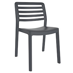 Cadeira de resina WIND ANTRACITE