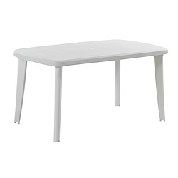 Mesa de resina TONELLE 140X85 BRANCO