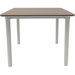Mesa de resina NOA BRANCO D90