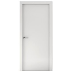 Bloco de porta interior LILLE BRANCA COM FECHADURA 72.5X203CM DIREITA