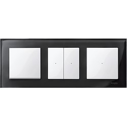 Espelho triplo reversível M-ELEGANCE VIDRO NEGRO