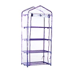 Estufa com estante VIOLE 69X49X157CM