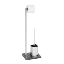 Piaçaba com porta-rolos SLATE ROCK INOX