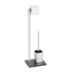 Piaçaba com porta-rolos SLATE ROCK INOX